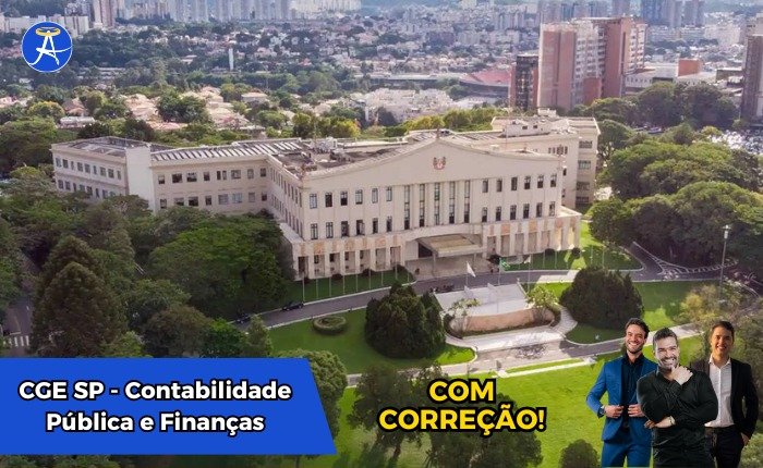 Curso de Discursivas (com correção) para Auditor Estadual de Controle – Área Contabilidade Pública e Finanças CGE-SP (Pós-Edital)
